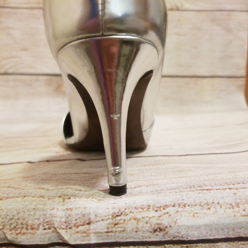 Silver Rebecca Minkoff Heels - Picture 7 of 8